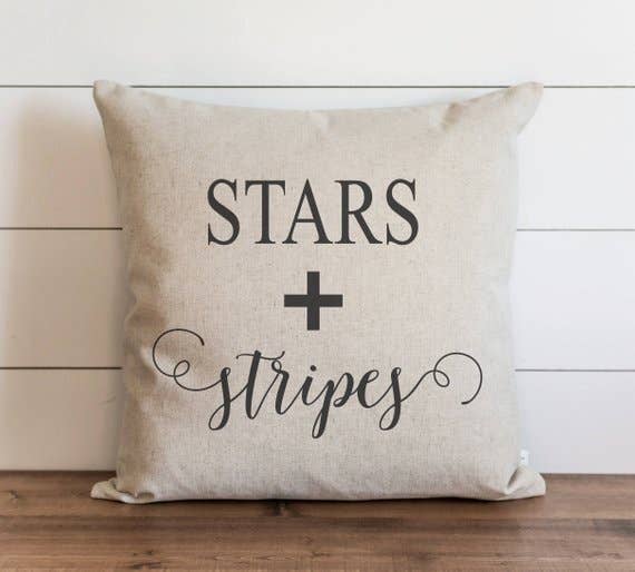 Stars And Stripes Throw Pillow