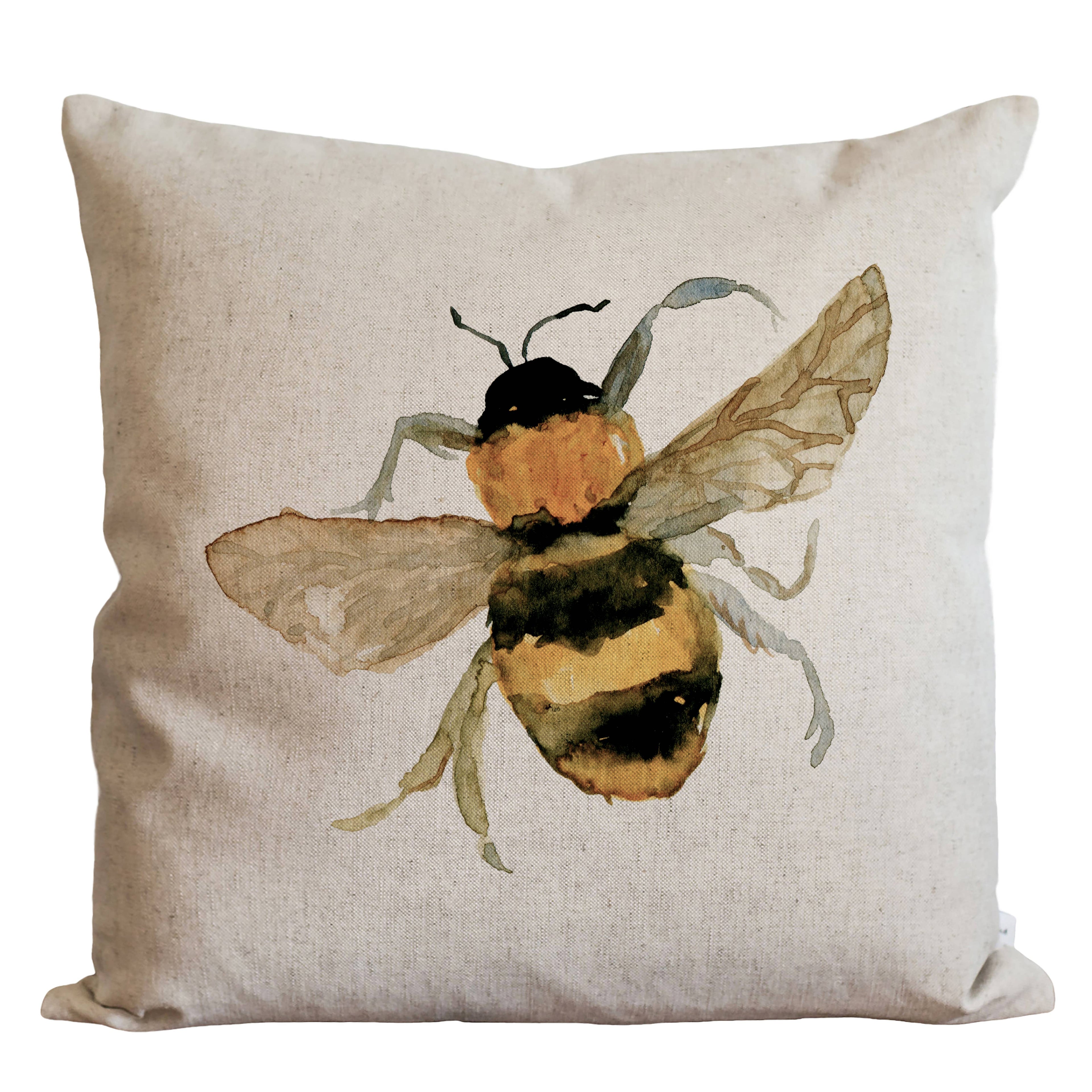 Bumble Bee Throw Pillow