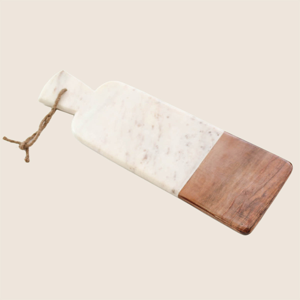 Hand Crafted Marble & Wood Serving Board